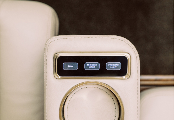 overhead armrest switches